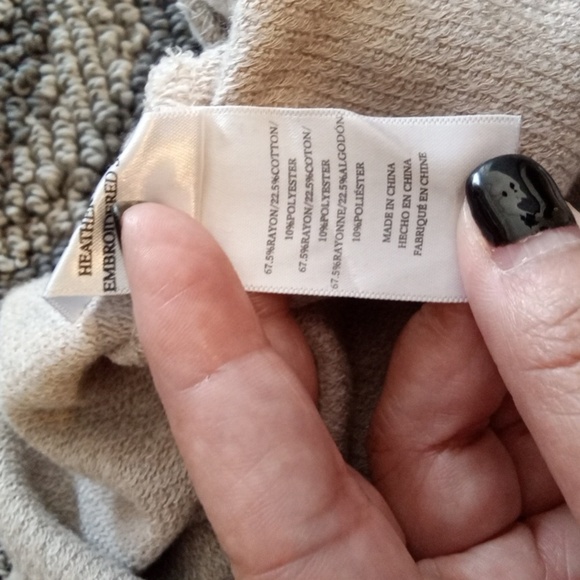 Rails Kigston Womens Jogger Heather Brown Embroidered Stars Size Small - Picture 7 of 13